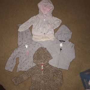 4 lightweight zip ups